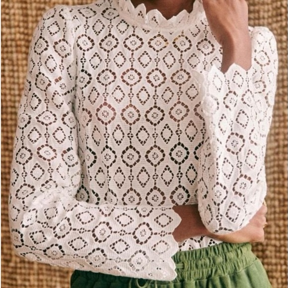 Sézane Eglatine Blouse | Size 42 (size 10) - Picture 2 of 6